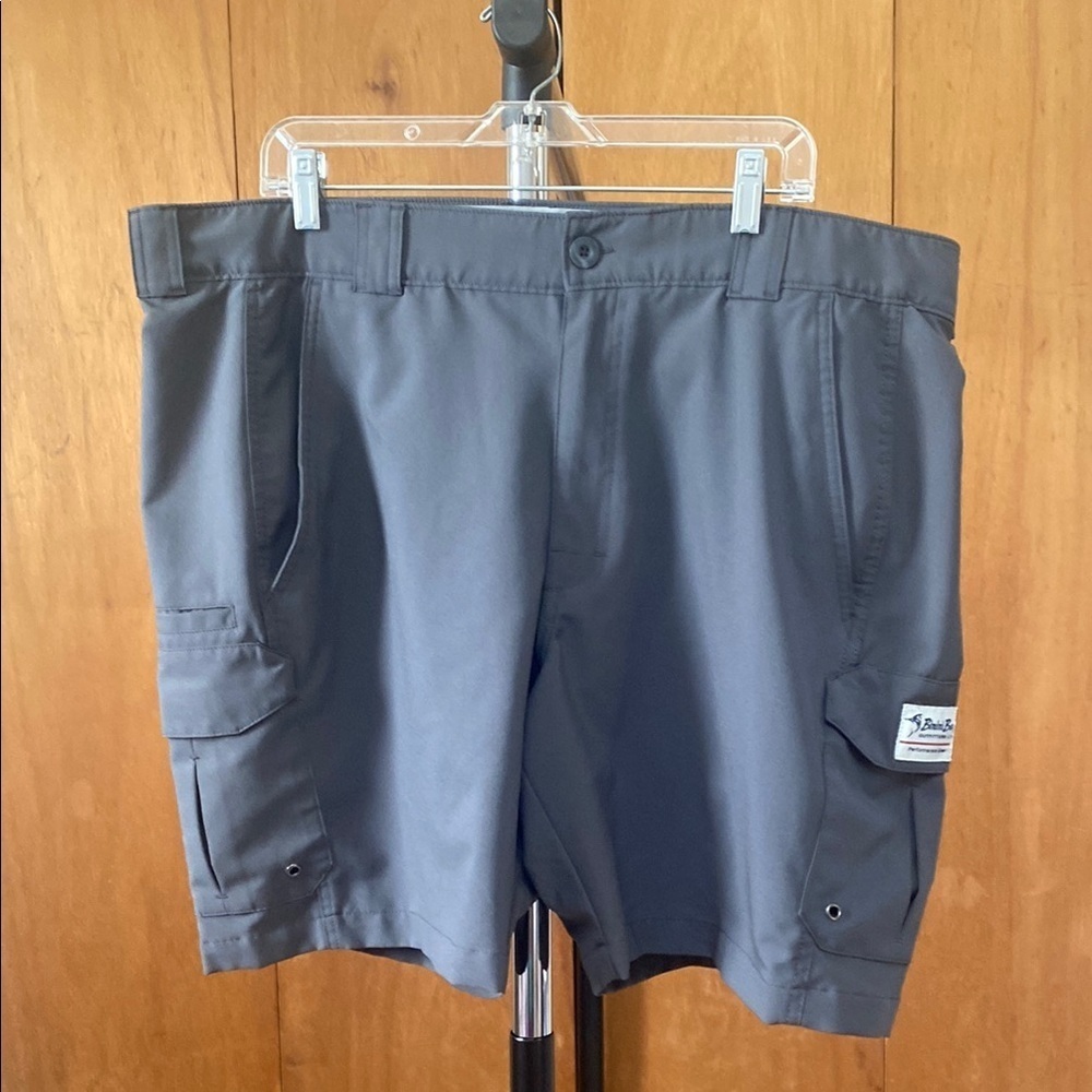 Bimini Bay Outfitters Men's Gray Cargo Shorts Size 42